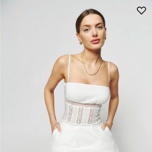 Reformation nwt Danica top